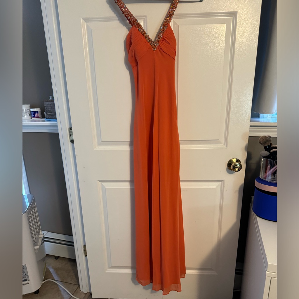 Prom Dress Size 4 , Beautiful Open Back